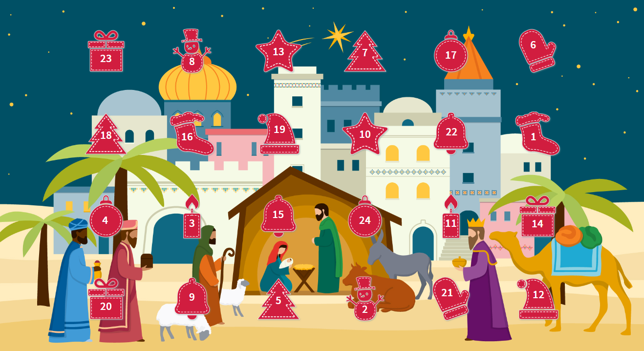 Ausschnitt vom Adventskalender